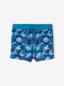 Boxer de bain garçon motif exotique Vertbaudet
