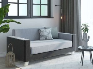 Canapé enfant Lil Sofa avec accoudoirs, confortable, recouvert de ve –  roba