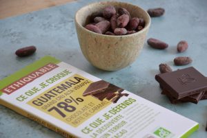 Éthiquable Chocolat Noir 78% Cacao Guatemala Bio 