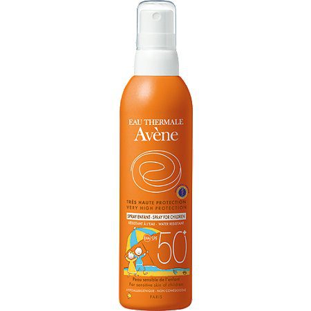 creme solaire spray enfant