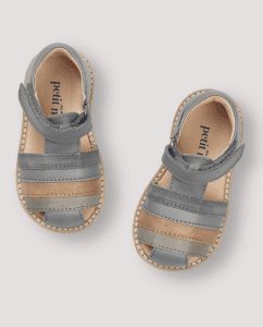 Sandales en cuir écologique Rainbow Cloud Petit Nord