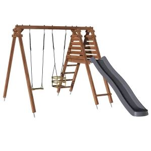 Station portique avec toboggan Soulet
