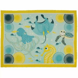 Paréo en coton Bio Ocean, Coq en Pâte