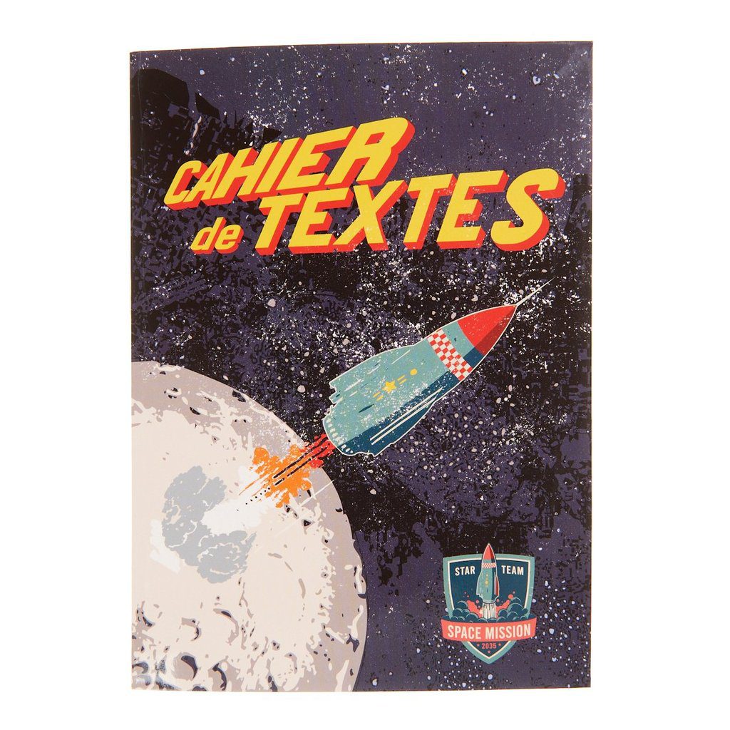 Cahier de texte – 15 x 21 cm – cosmos - Cultura