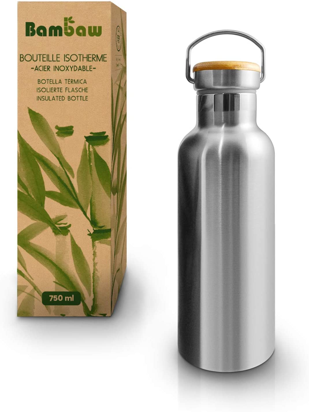 L’écolo :  La bouteille isotherme Bambaw