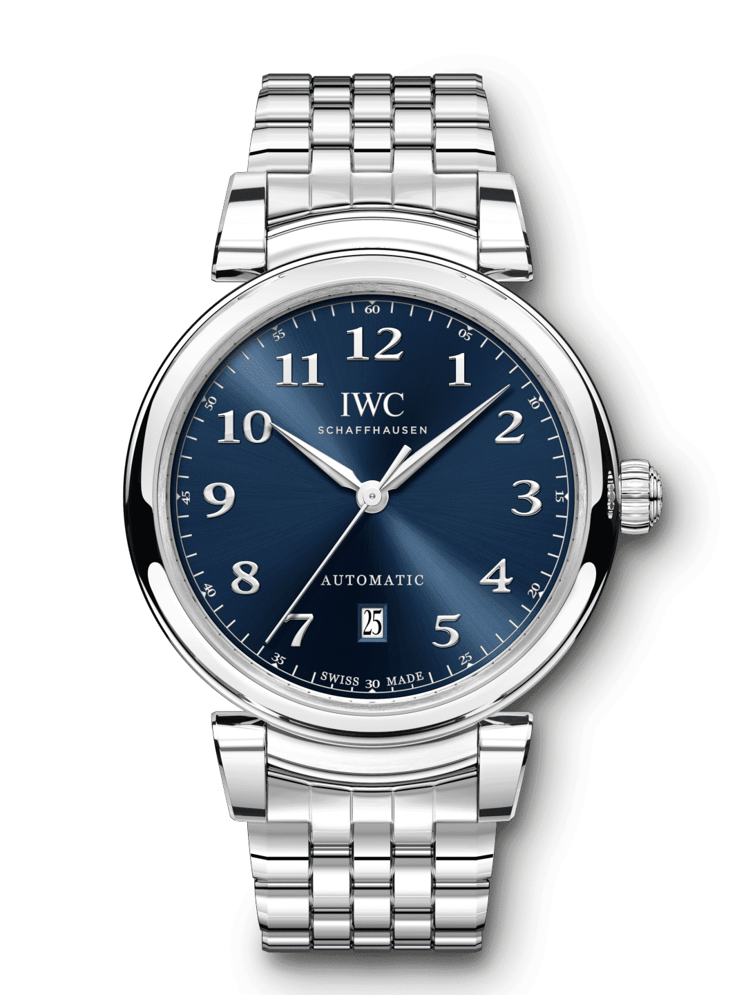 Montre homme en acier portée au poignet