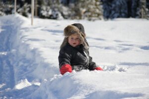 Enfant neige