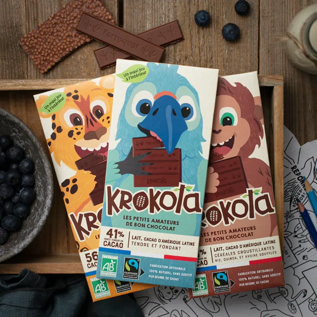 tablette chocolat krokola