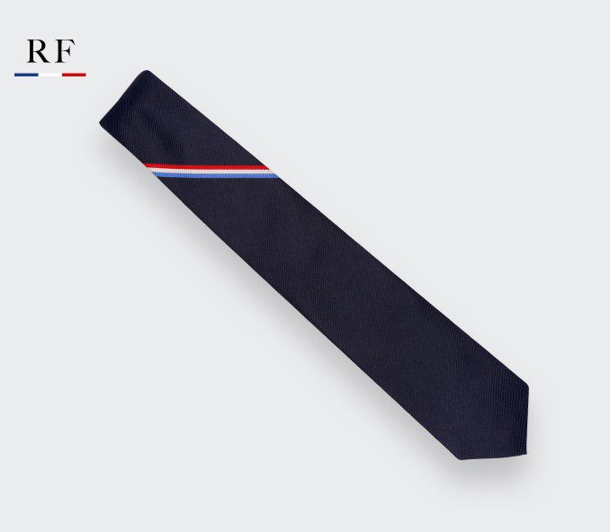 cravate made in france cinabre