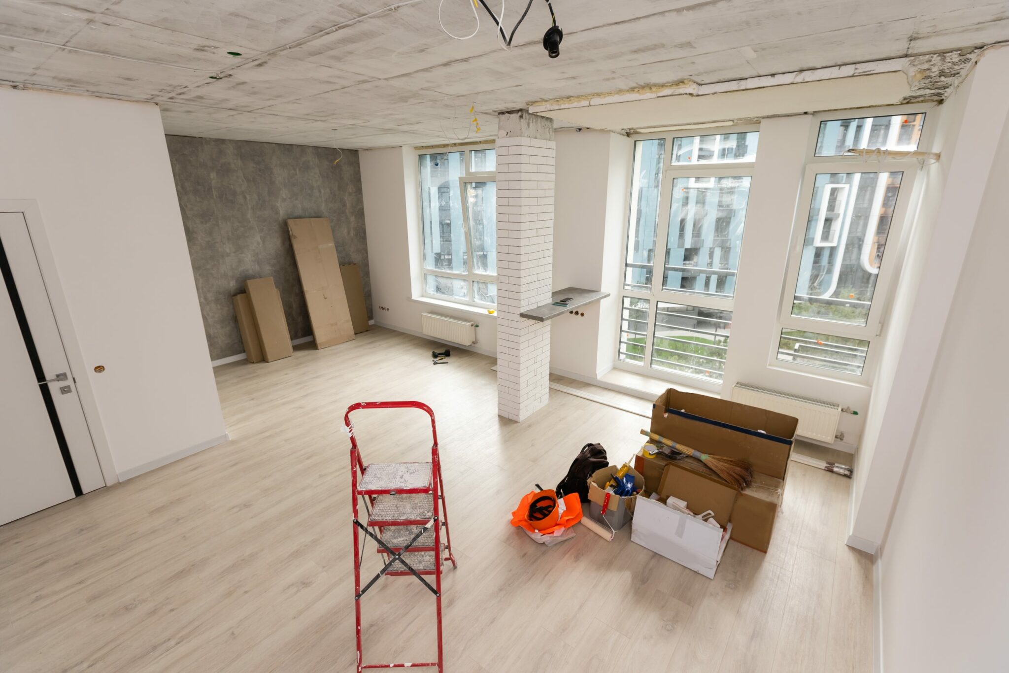 travaux dans une maison