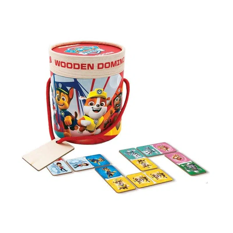 jeu pat patrouille domino en bois