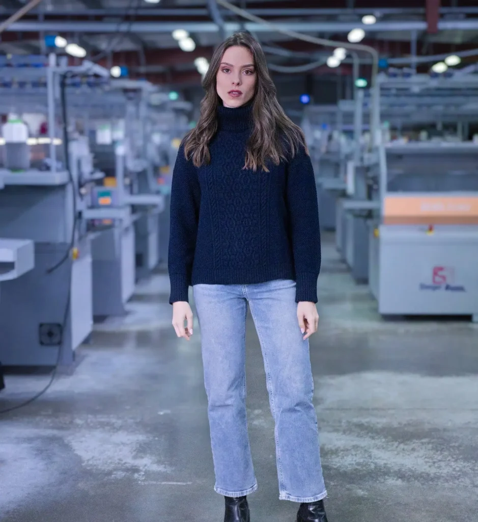 coll roule femme royal mer