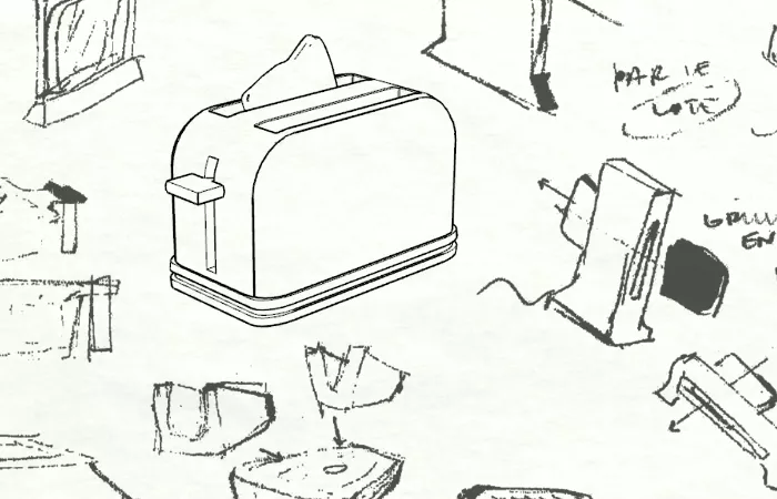 grille pain vintage vertige