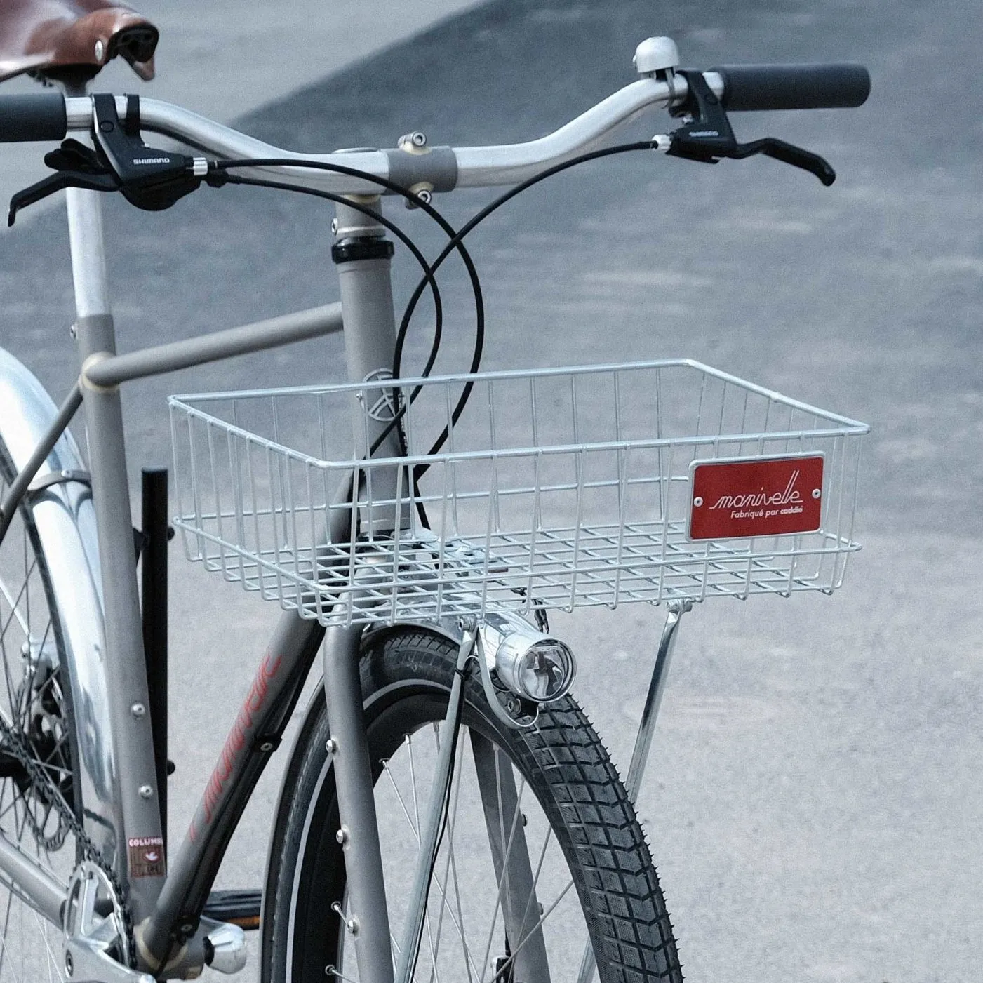 Made in France : Porte-bagage de vélo Manivelle Le Panier Edition Caddie