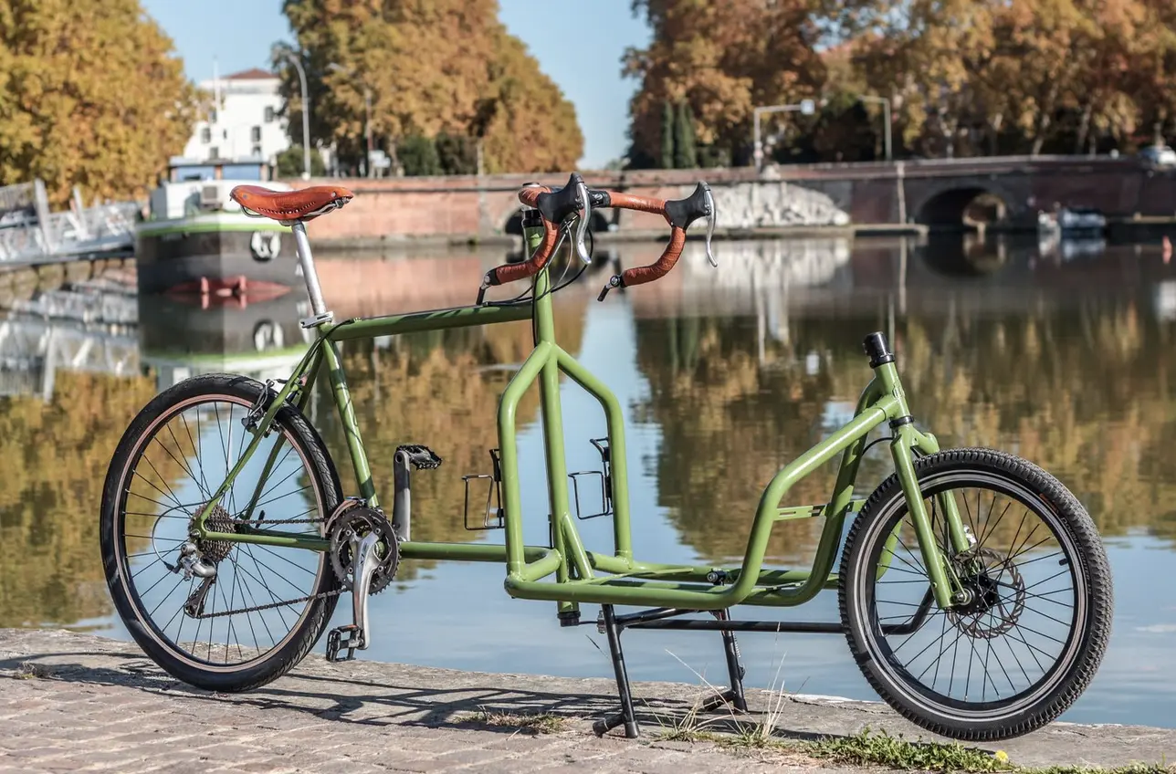 Le haut de gamme : Vélo cargo musculaire Nihola Cargo Family