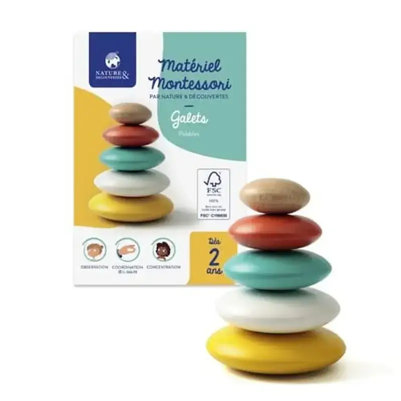jeu empilable montessori nature et decouvertes