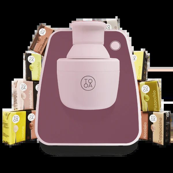 la machine TooA est conçue pour vous offrir une savoureuse glace en quelques simples étapes