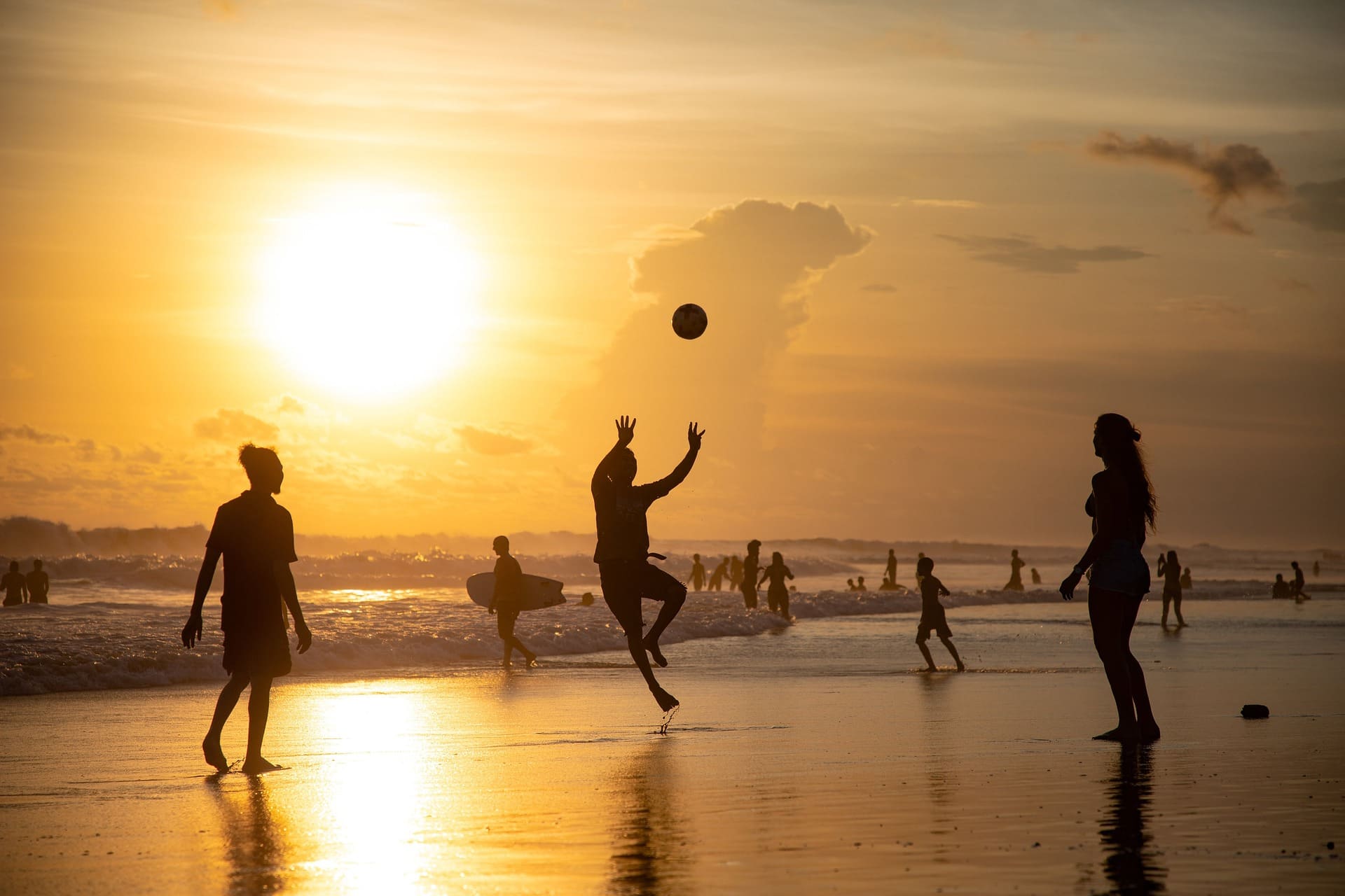 Les activités sportives de plage pour les grands