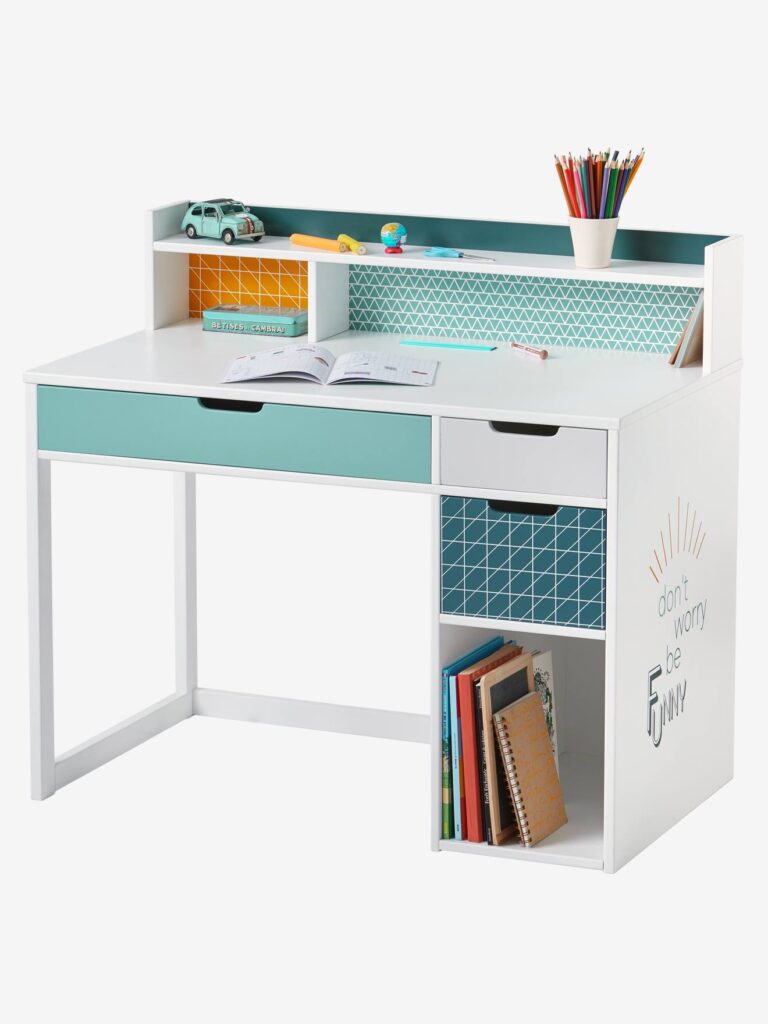 Bureau enfant LIGNE FUNNY - bleu