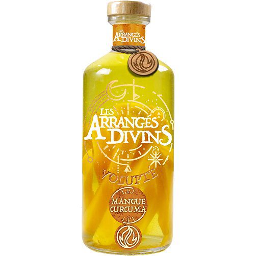 Rhum Les Arrangés Divins Volupté - Mangue, Curcuma - France, 28,7 % vol. - 70 cl