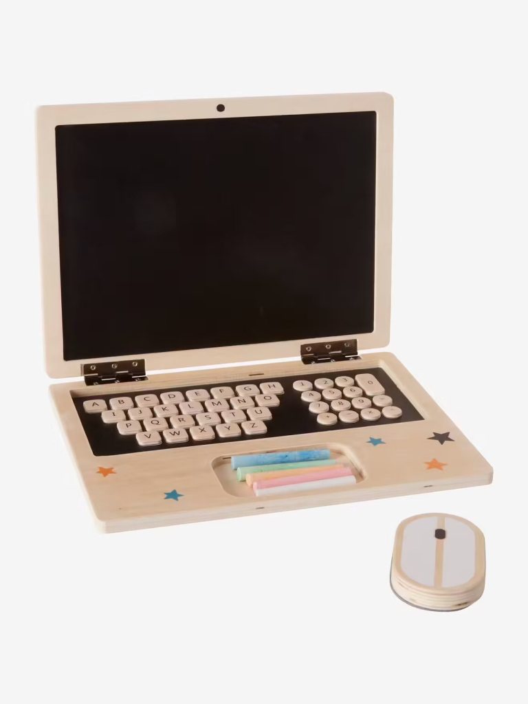 Ordinateur portable en bois FSC® - noir