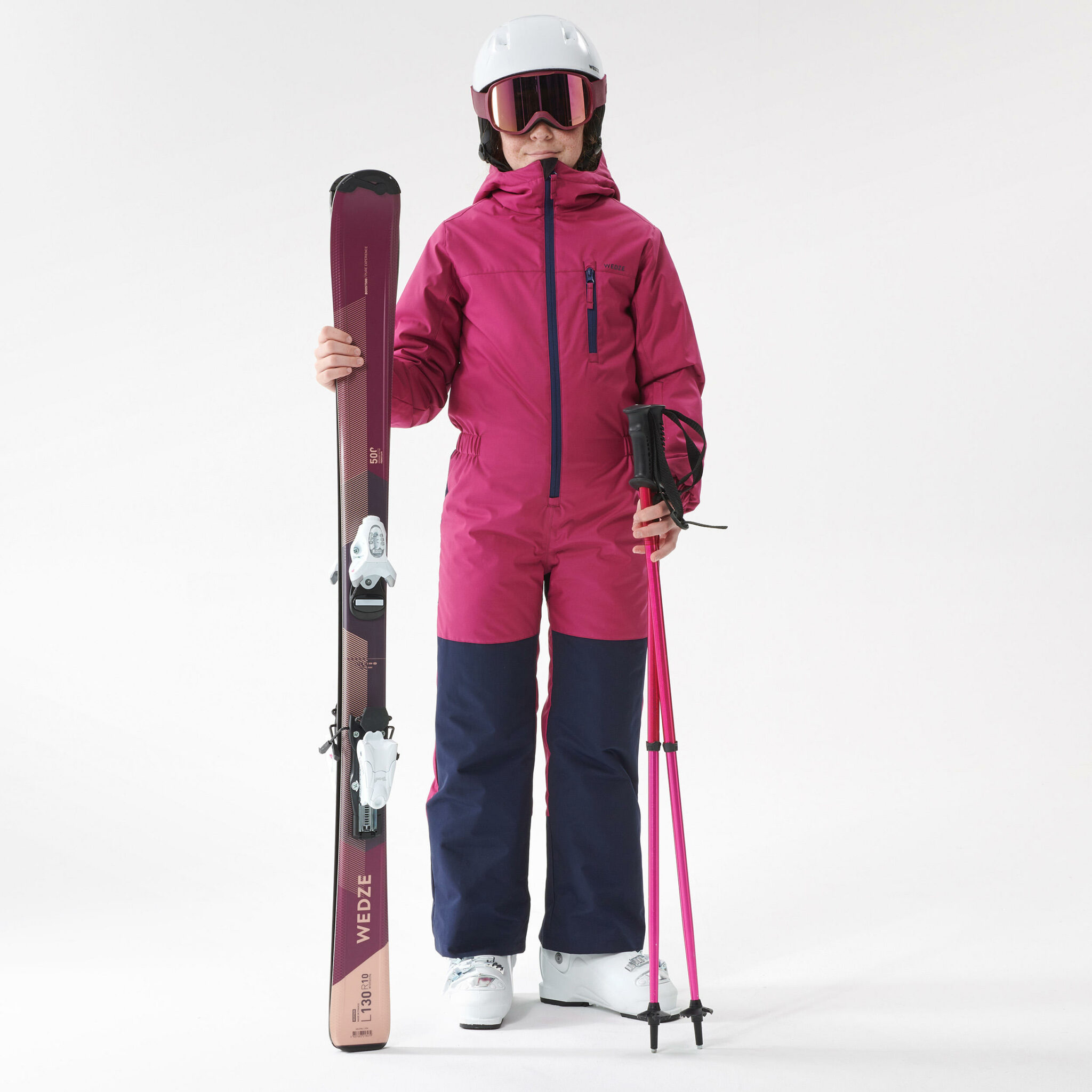 Le meilleur pour les plus jeunes : la combinaison de ski Wedze 100